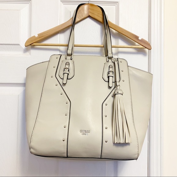 Guess Handbags - Guess Tote Bag Beige